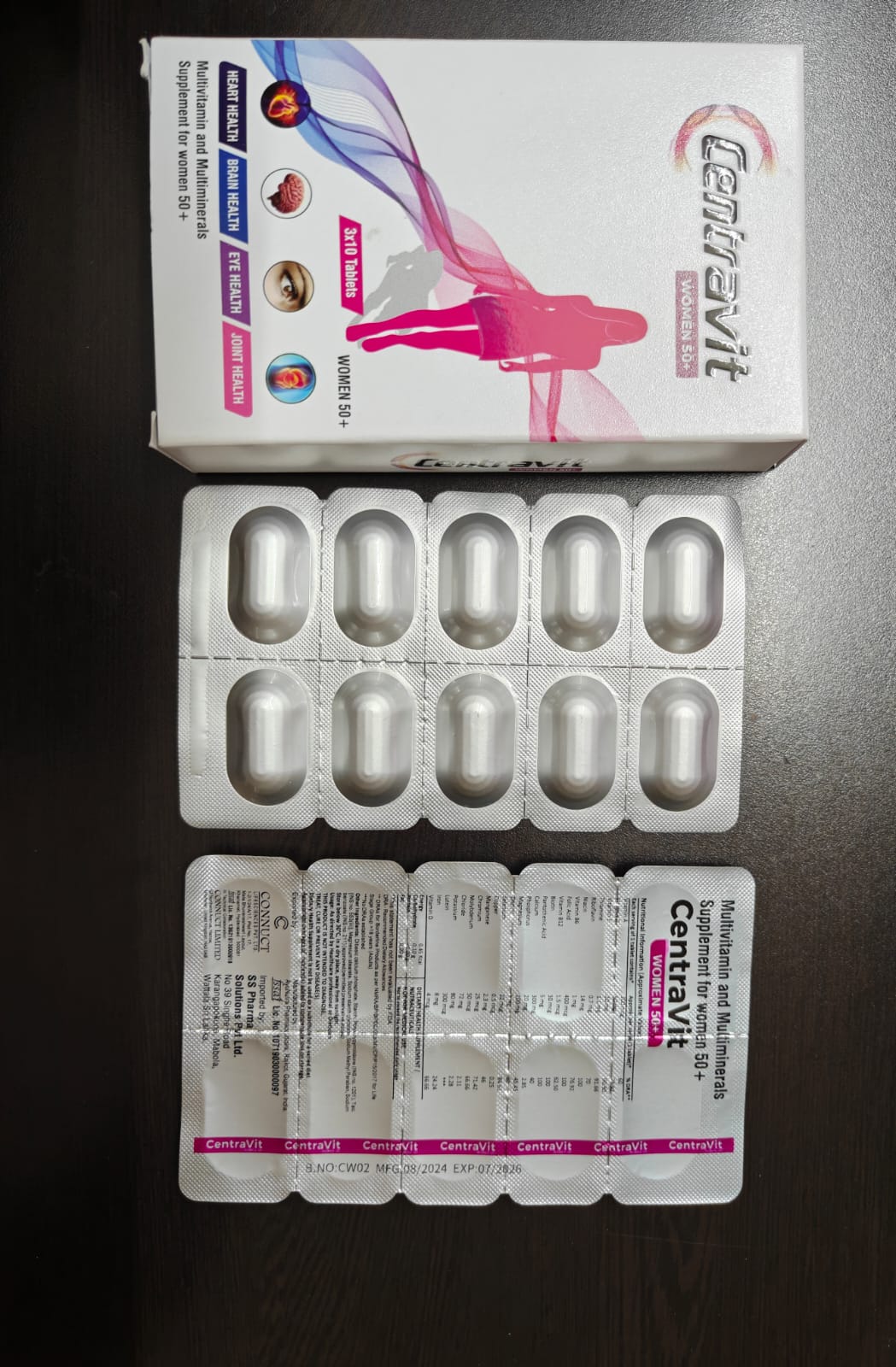 CentraVit Women 50+ - Multivitamin and Multimineral Supplement